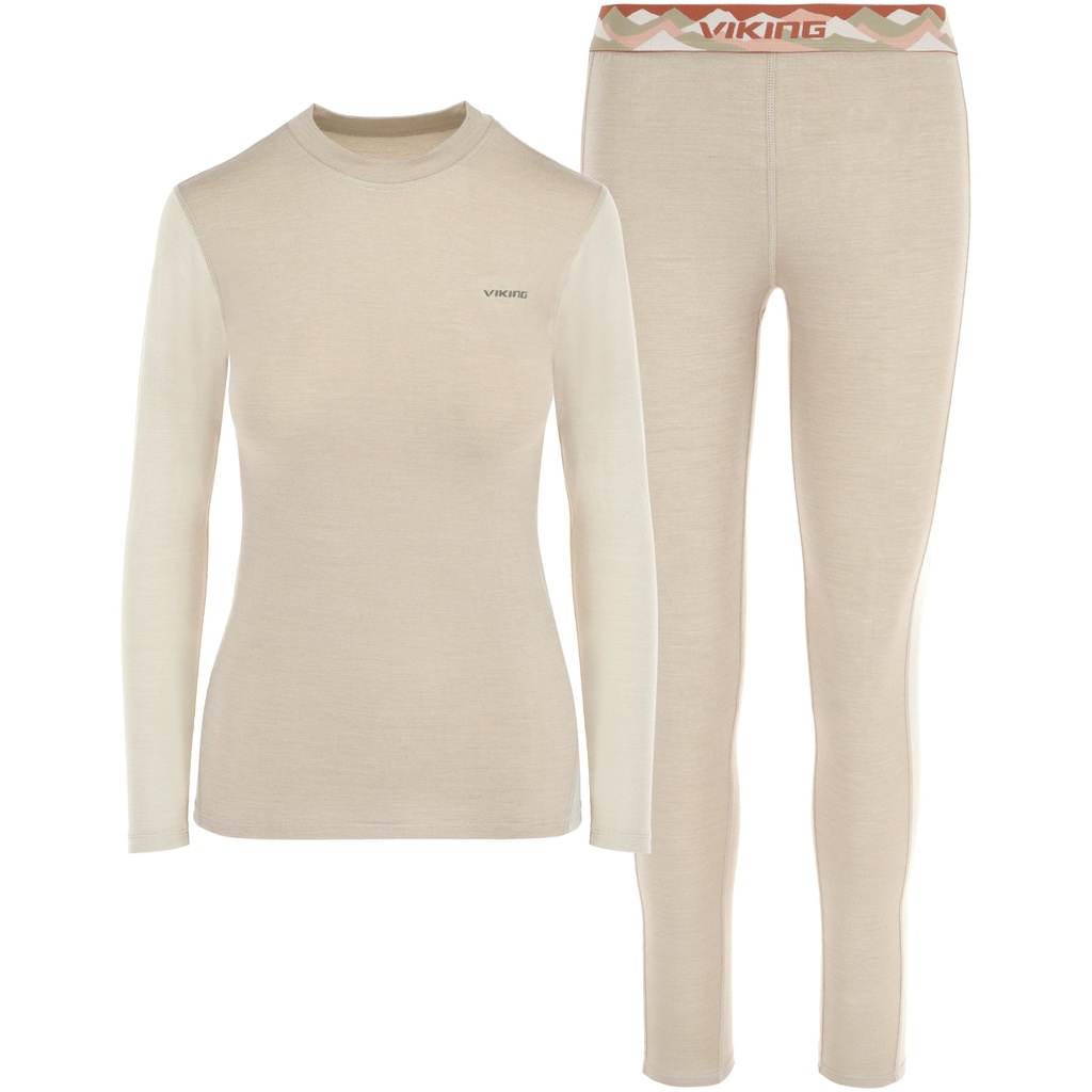 dámske termoprádlo Viking Novena Lady Set beige