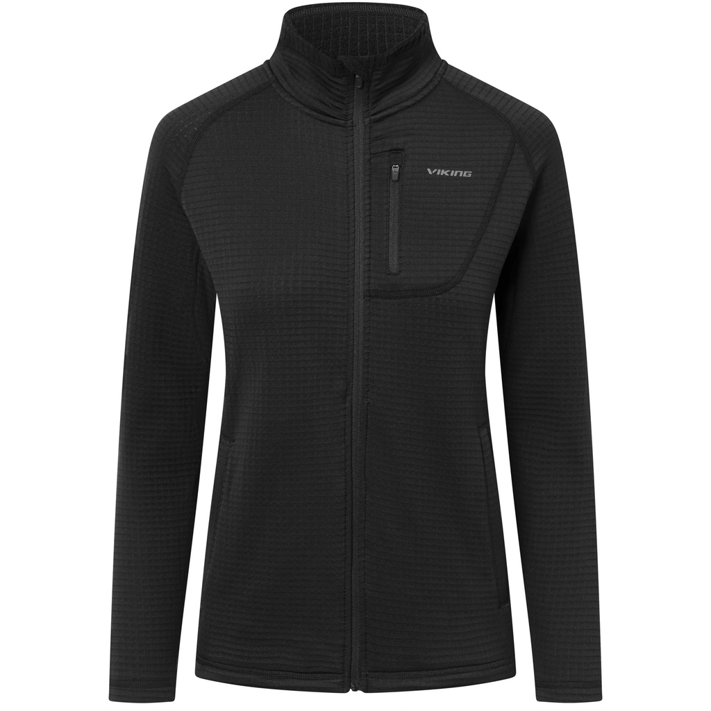 Damen-Sweatshirt Viking Admont Full Zip black