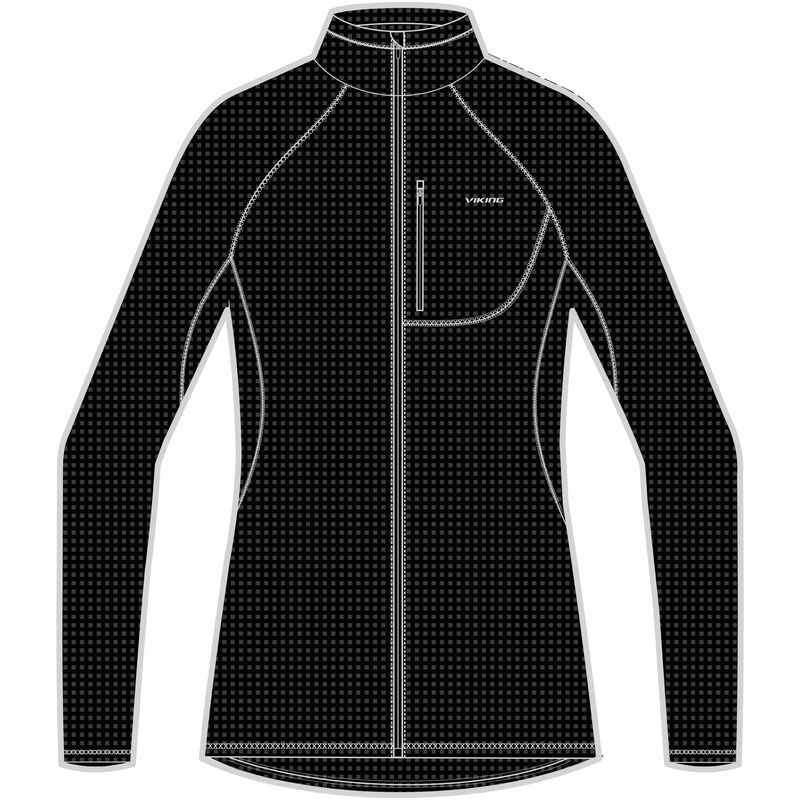 dámská mikina Viking Admont Full Zip black