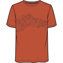 Herren-T-Shirt Viking  Lenta Bamboo Light orange/navy