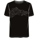 men's T-shirt Viking Lenta Bamboo Light black/light grey