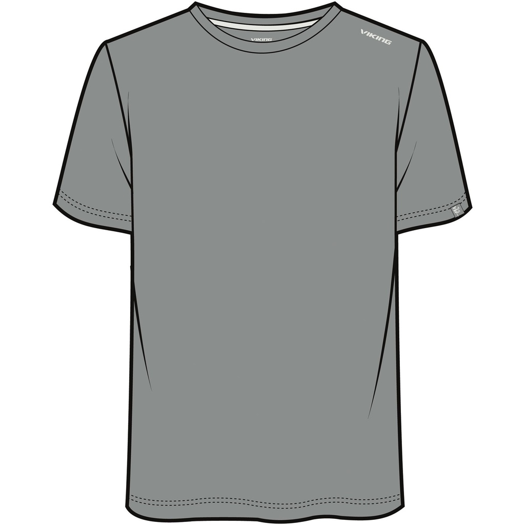 men's T-shirt Viking Lenta Bamboo Light light grey