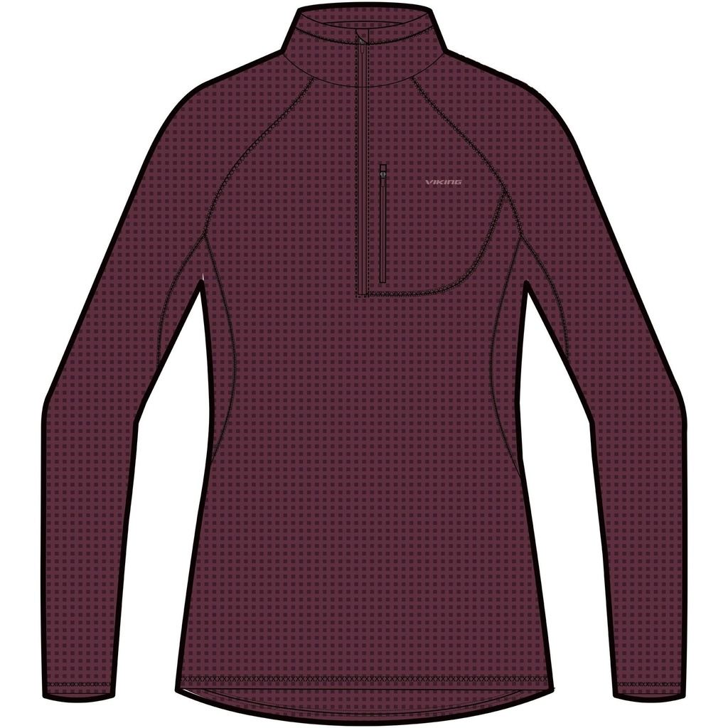 women's sweatshirt Viking Admont Lady claret