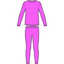 termoprádlo Viking Flam Kids Set  pink