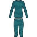 dámske termoprádlo Viking Gasher Lady 3/4 Set turquise