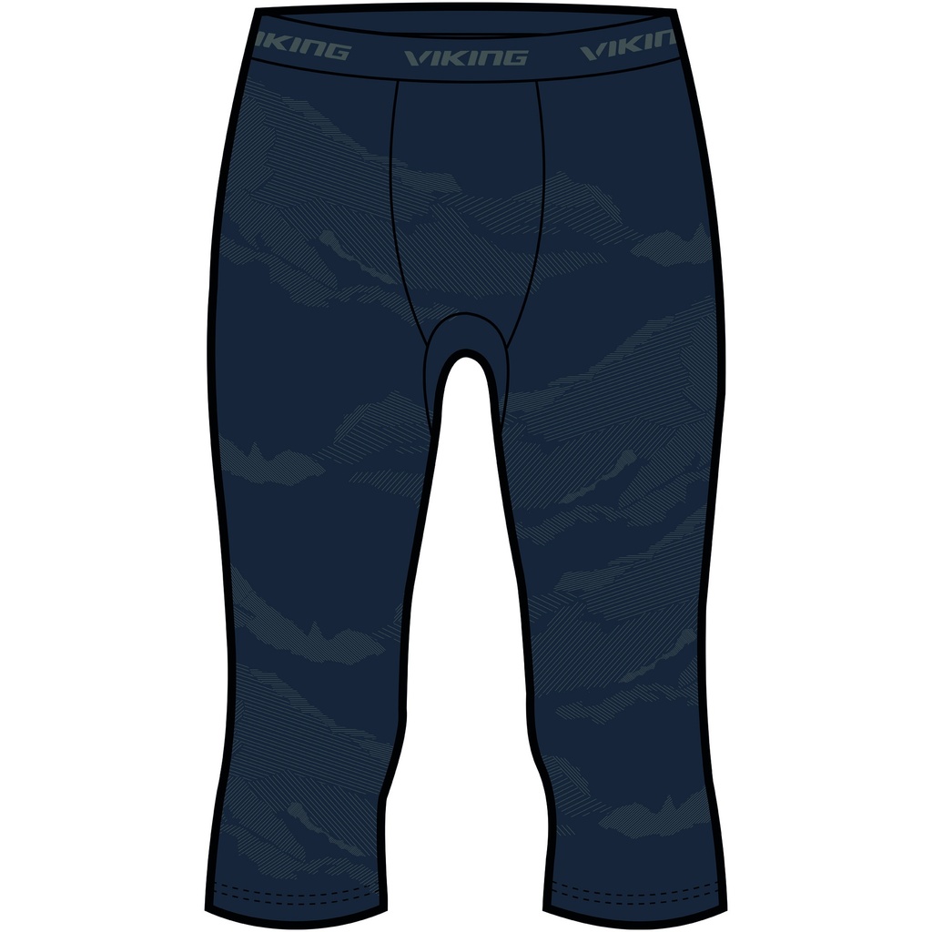 pánske termoprádlo Viking Gasher Man 3/4 nohavice navy