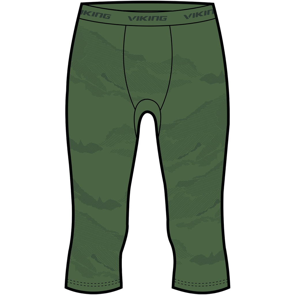 termoprádlo Viking Gasher Man 3/4 nohavice olive