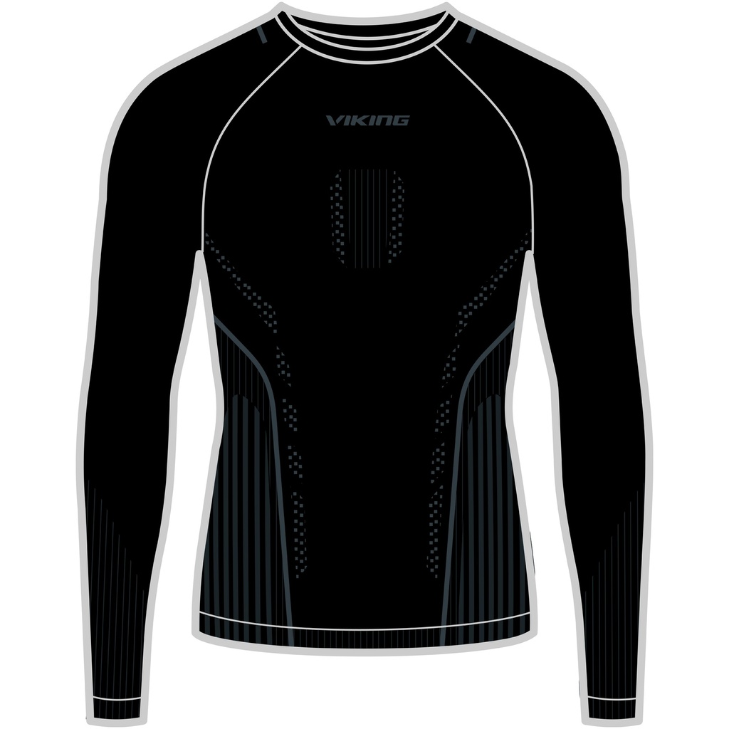 termoprádlo Viking Eiger 2.0 Longsleeve black/grey