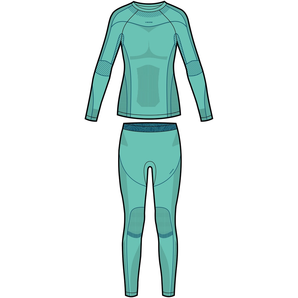 dámske termoprádlo Viking Gaja Set turquise