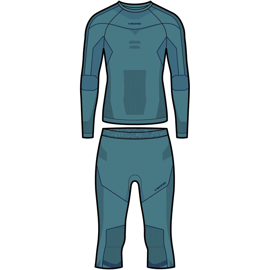 termoprádlo Viking Gary 3/4 Set grey