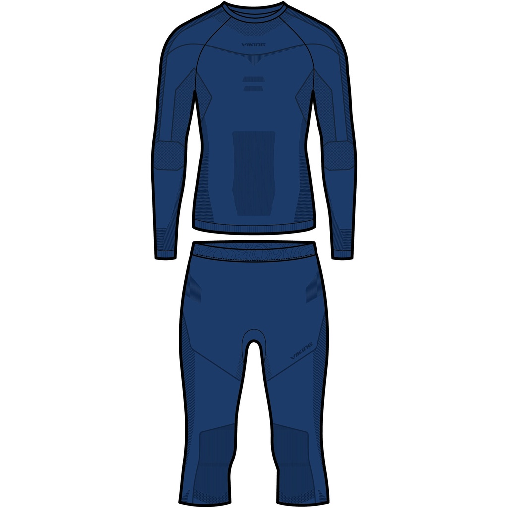 termoprádlo Viking Gary 3/4 Set navy