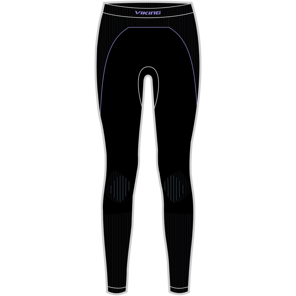 dámske termoprádlo Viking Etna 2.0 nohavice black/purple