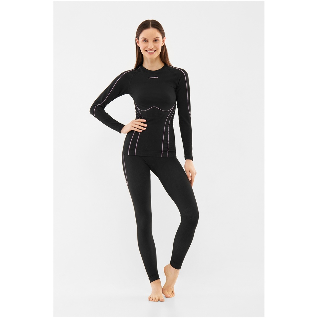 Thermounterwäsche für Damen Viking Etna 2.0 Set black/purple