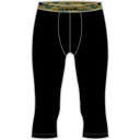 pánske termoprádlo Viking Novena Man 3/4 nohavice black