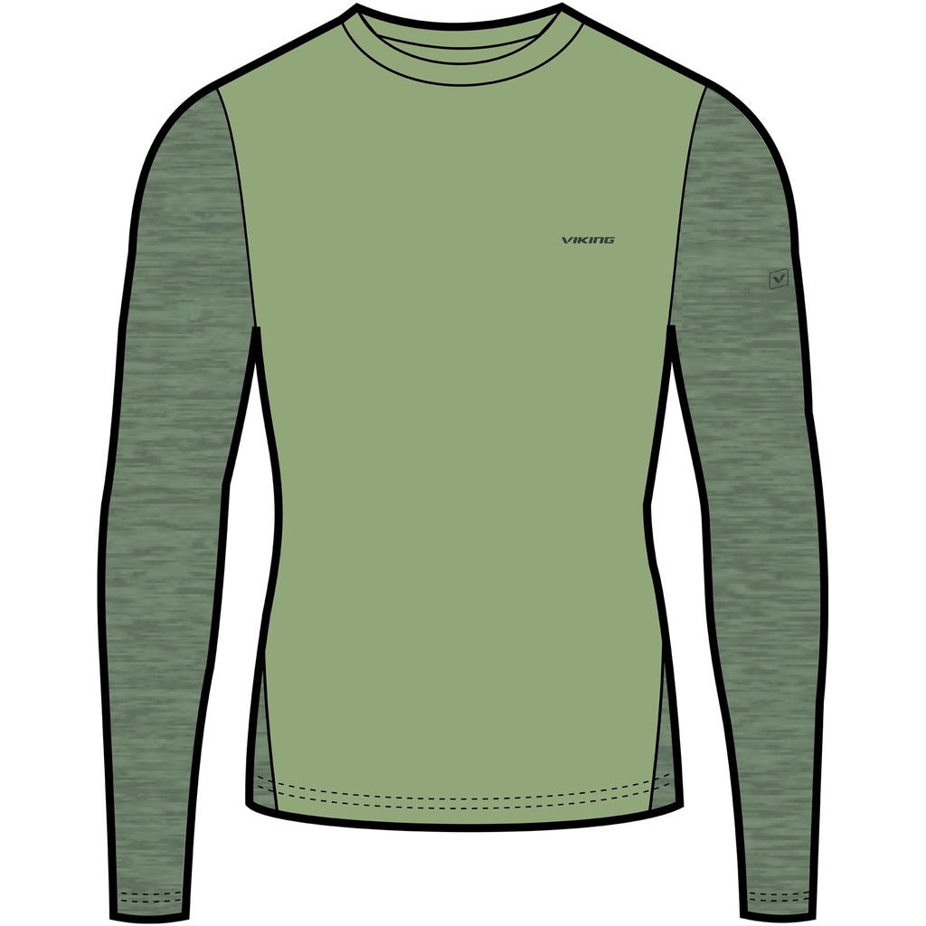 termoprádlo Novena Man Longsleeve olive