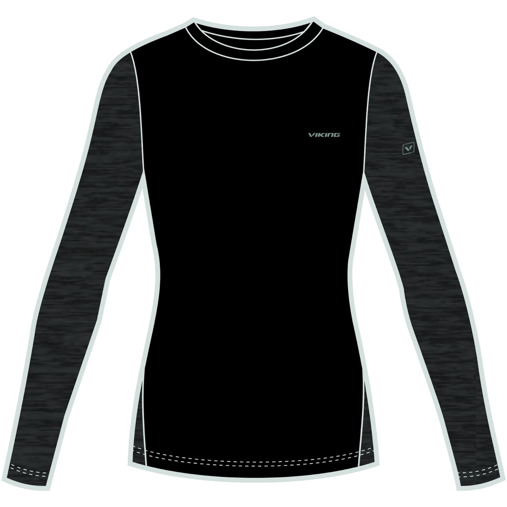 termoprádlo Novena Lady Longsleeve black
