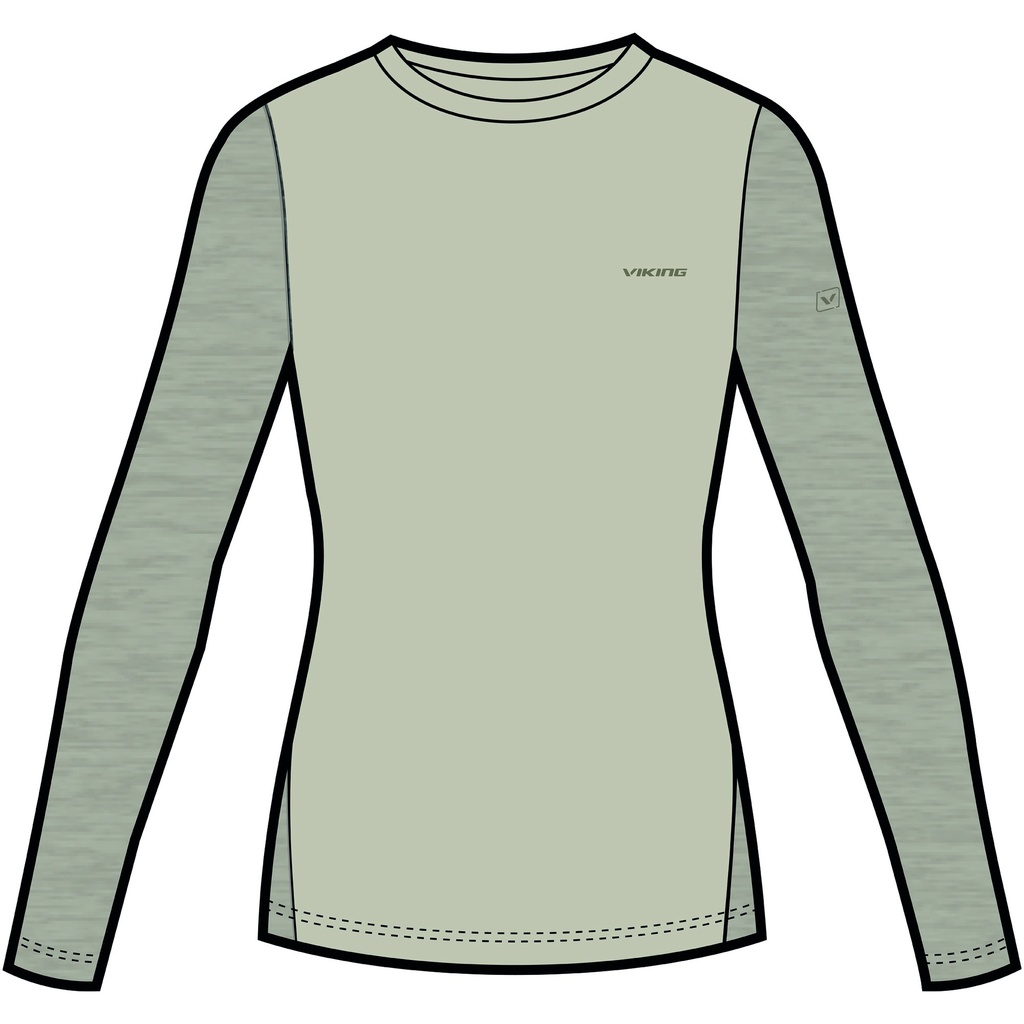 termoprádlo Novena Lady Longsleeve beige