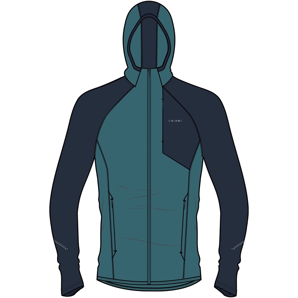 pánská mikina Viking Birger Hoodie Man blue/navy