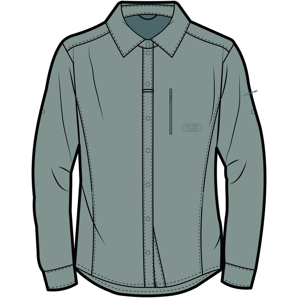 women's shirt Viking Arepi Lady light turquoise