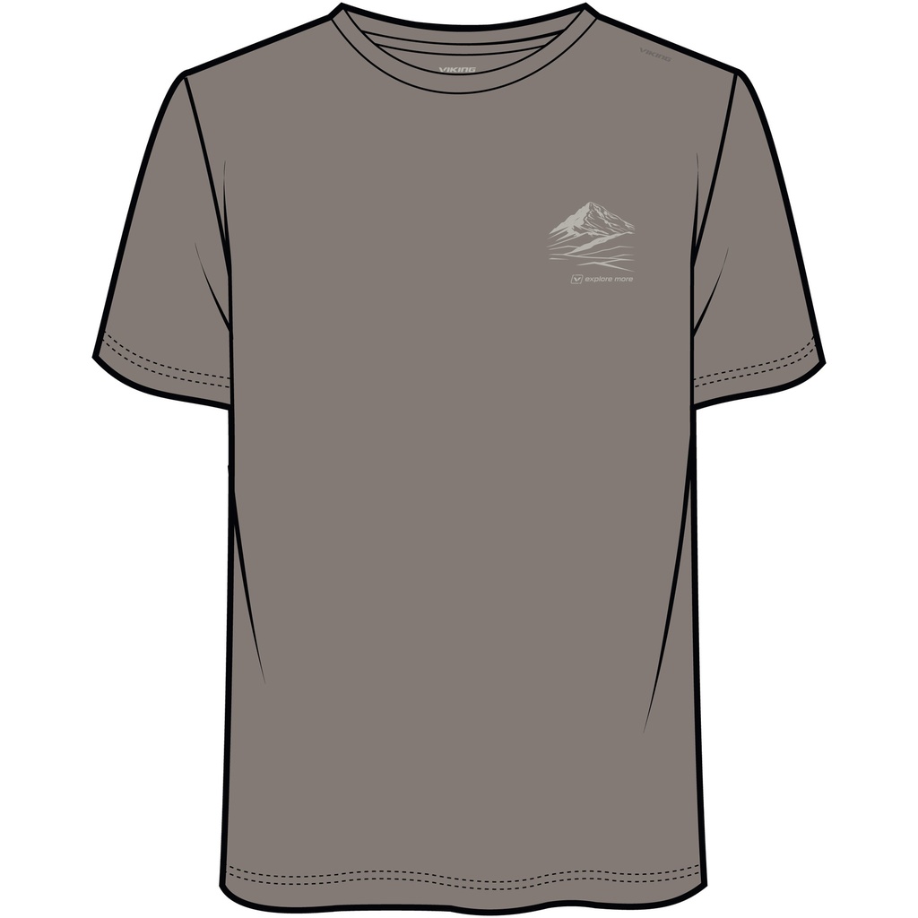 men's t-shirt Viking Lenta Bamboo Light Man beige