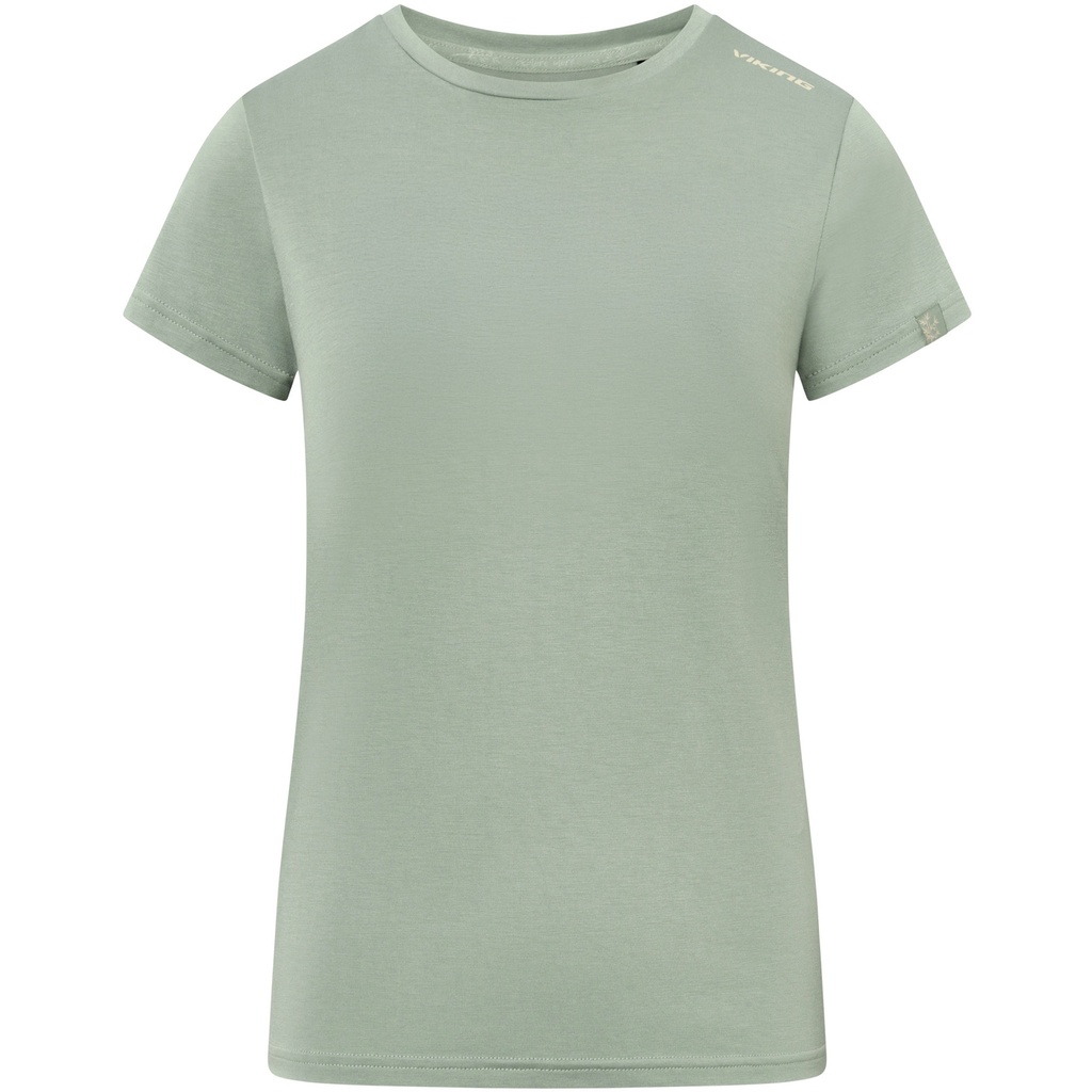 Damen-T-Shirt Viking Lenta Bamboo Light Lady green