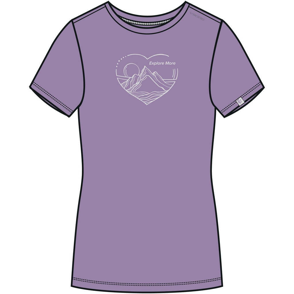 women's t-shirt Viking Lenta Bamboo Light Lady purple