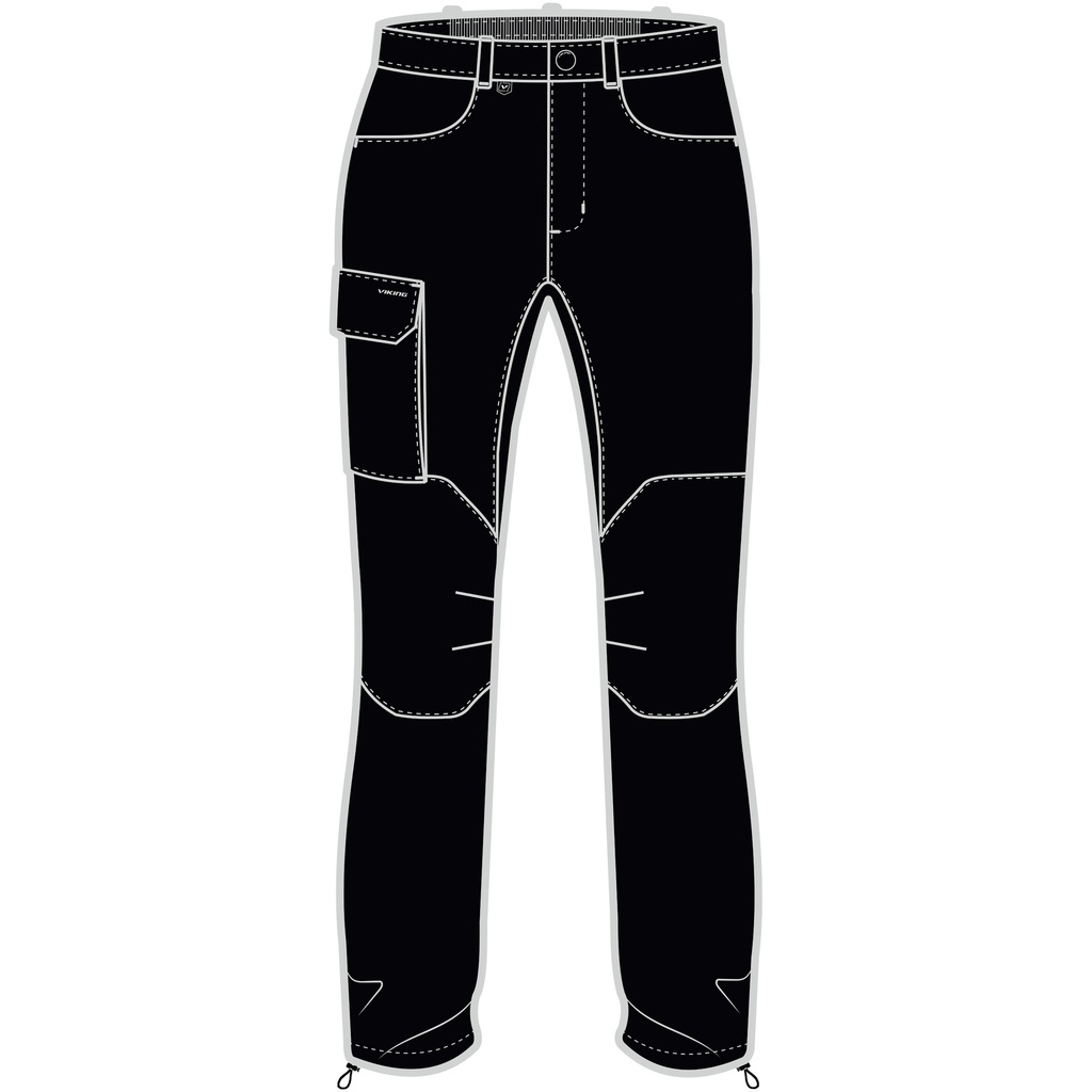 women's pants Viking Hanzo Lady black