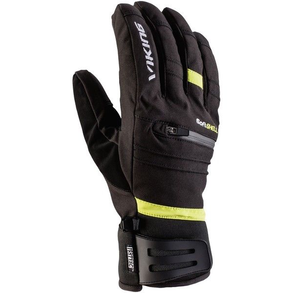 rukavice Viking Kuruk black yellow