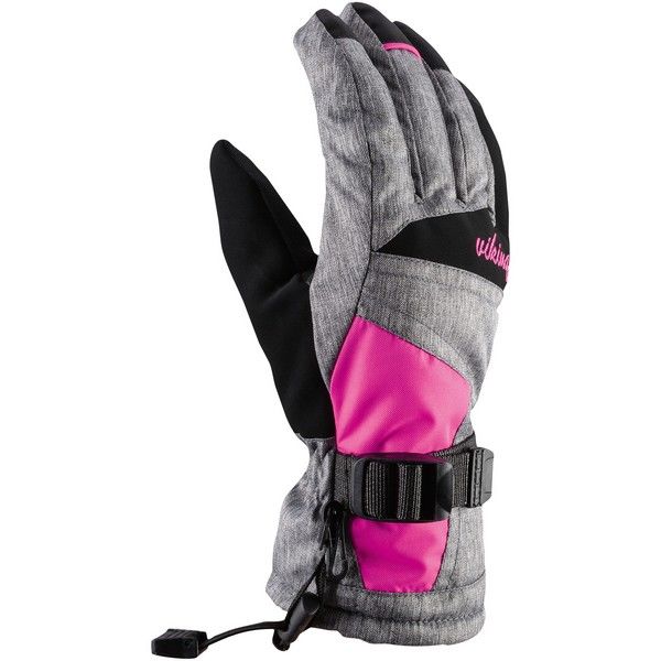 women's gloves viking Ronda Ski Lady gray pink