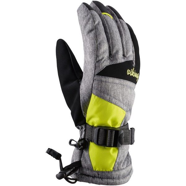 women's gloves viking Ronda Ski Lady gray yellow