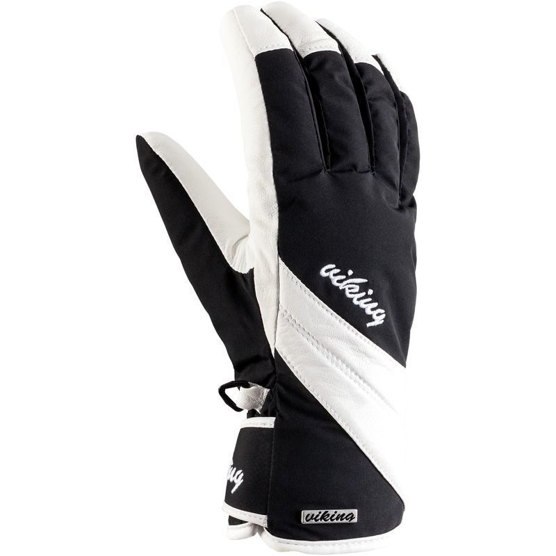 gloves viking Aurin black white