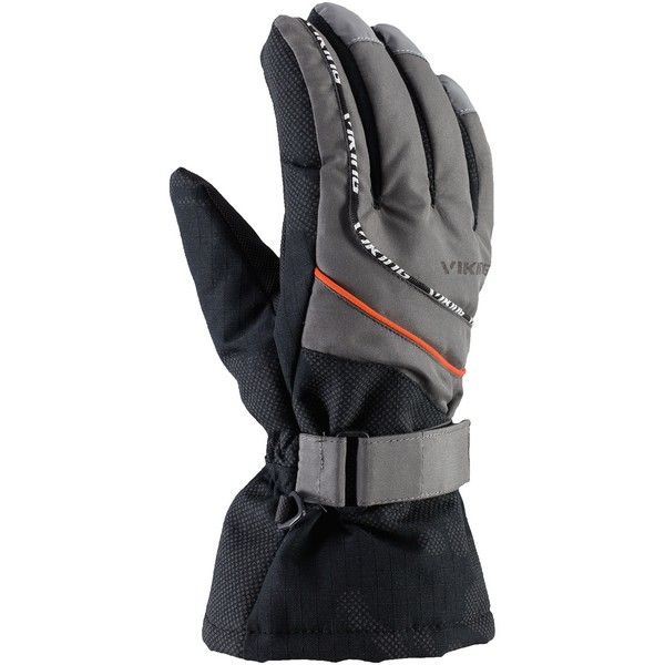 children's gloves viking Mate Ski Kids gray orange
