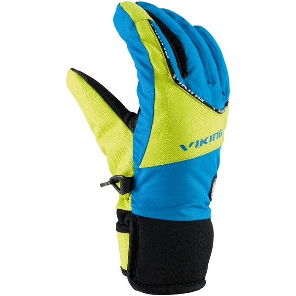 detské rukavice Viking Fin Ski Kids blue yellow
