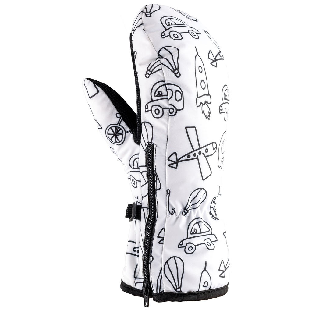 children's gloves Viking Motiv white car