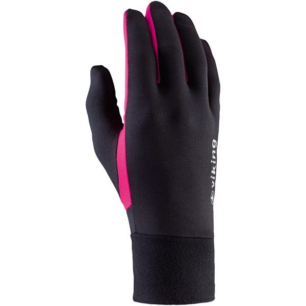 rukavice Viking RUNWAY Extra Light Multifunction black-fuchsia