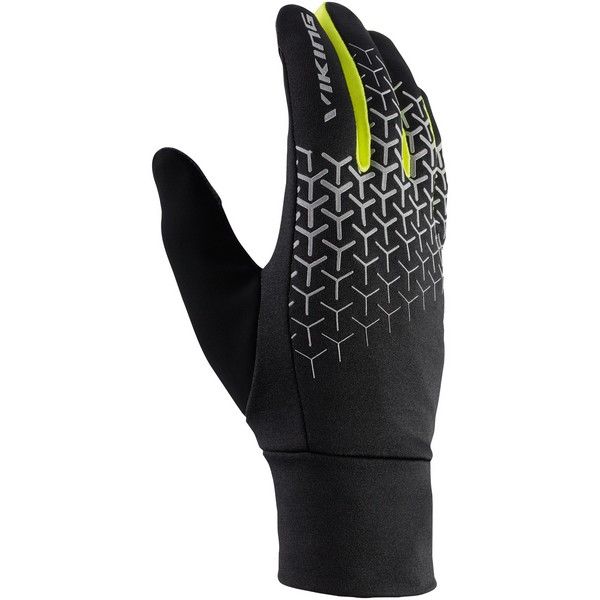 gloves Viking Orton Extra Light Multifunction black/yellow