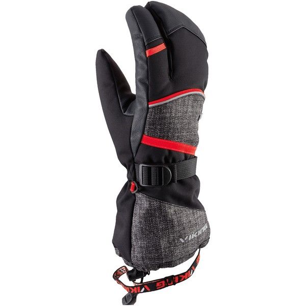 rukavice Viking Soren Lobster grey red