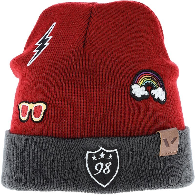 Kappe Viking Tobi grey red