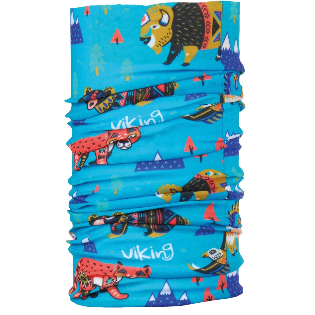 scarf viking 6394 Regular Kids blue