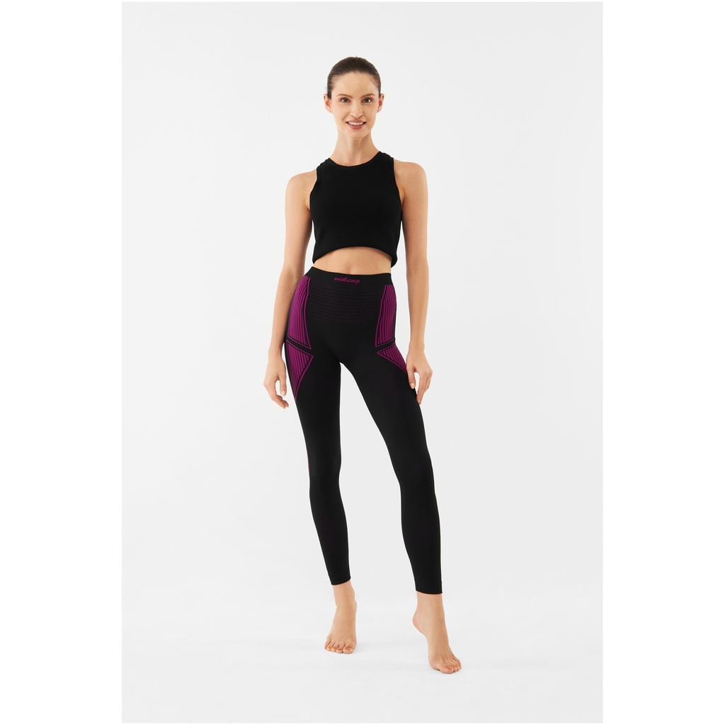 Funktionsunterwäsche Viking Etna nohavice black purple