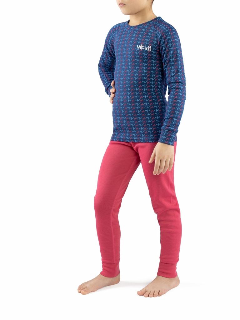 thermal underwear viking Nino pink blue