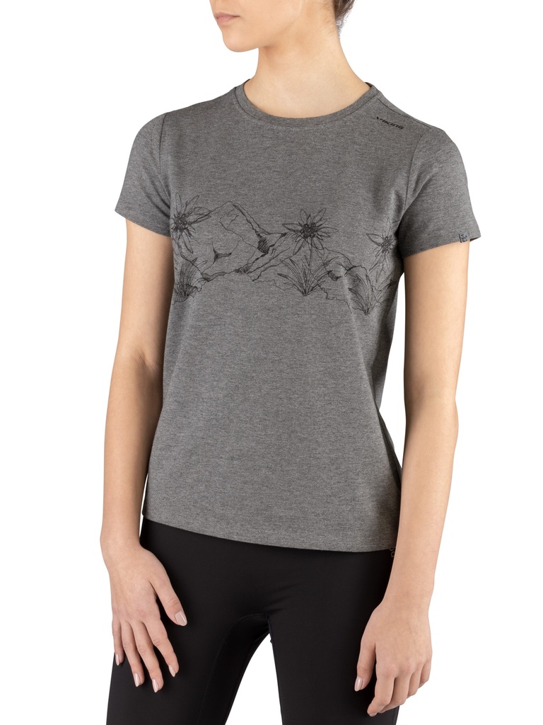 women's t-shirt viking Lako Bamboo Lady dark grey