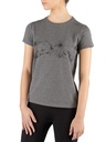 Damen-T-Shirt Viking Lako Bamboo Lady dark grey
