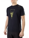 pánske tričko Viking Lako Bamboo Man black/yellow