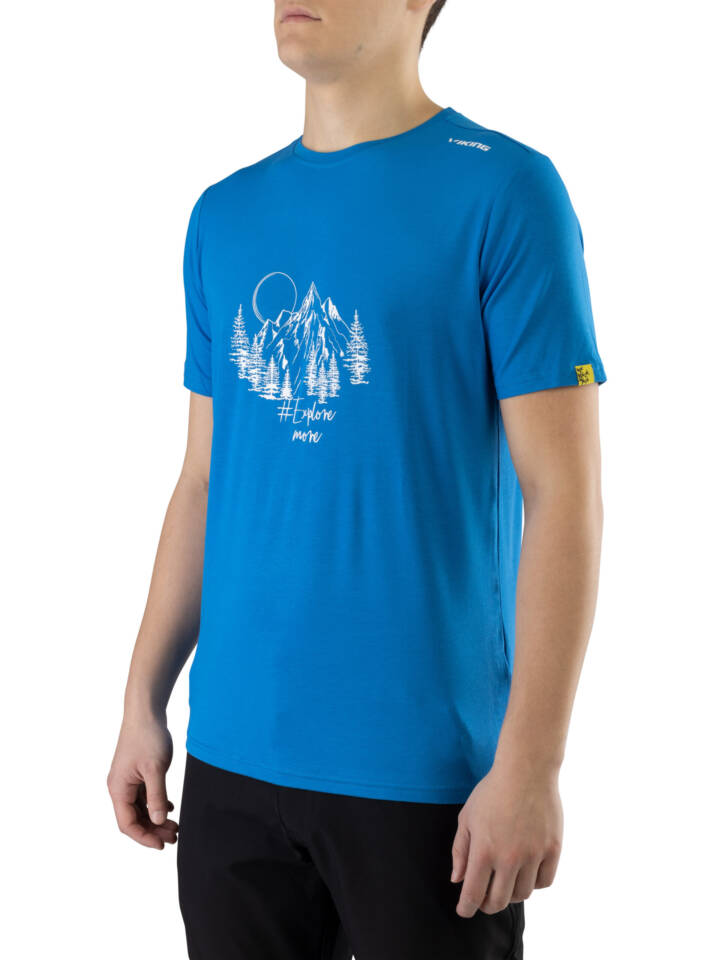 men's t-shirt viking Lenta Bamboo Light Man blue