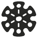 kroužky na hole Viking 5005 black