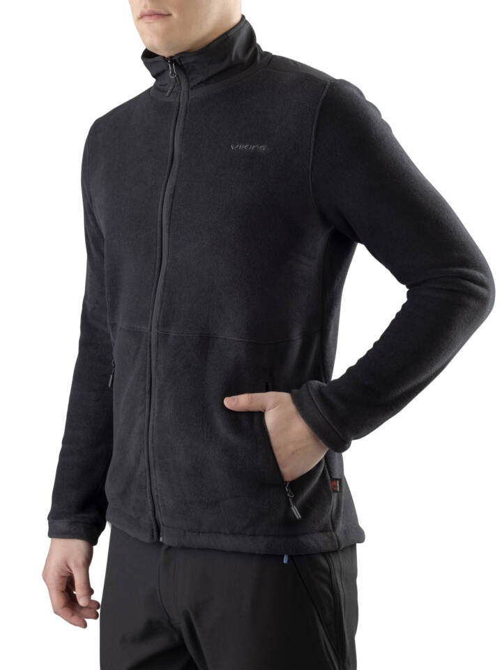 mikina Viking Dakota Man black red