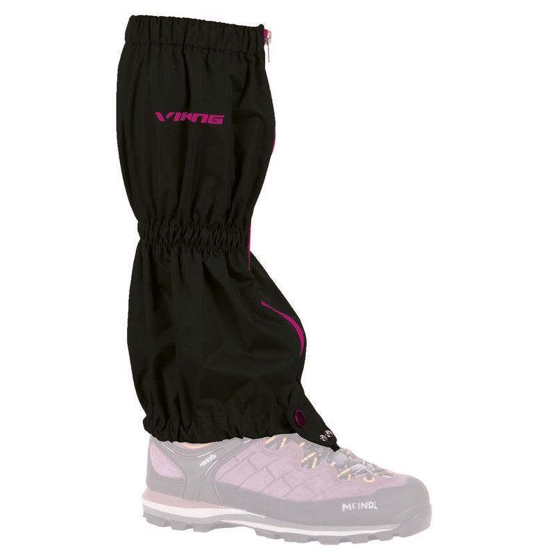 tourist gaiters Viking VOLCANO black/fuchs