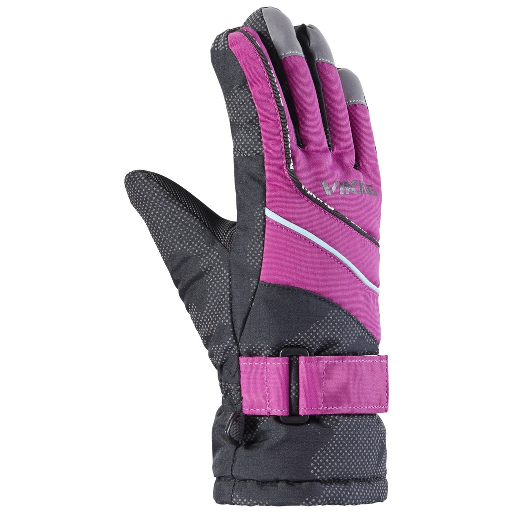 detské rukavice Viking Mate Ski Kids  fuchsia