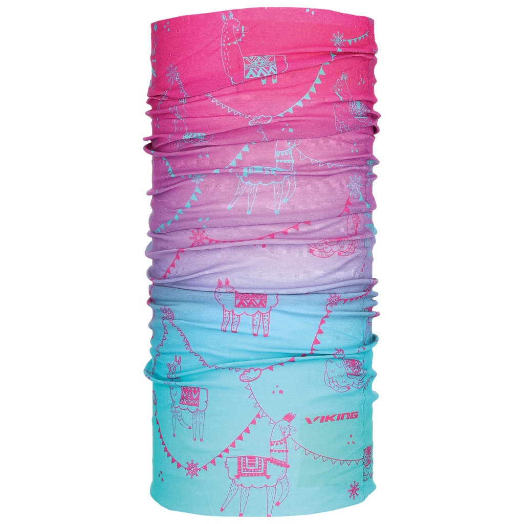 detská šatka Viking 4499 Regular Kids turquoise/fuchsia